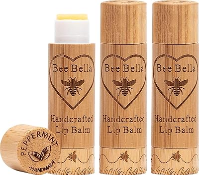 Bee Bella Peppermint Lip Balm 3 Pack