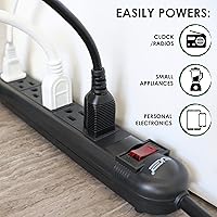 Digital Energy 6-Outlet Surge Protector with 25-Ft Extension Cord — image 5