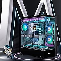 MUSETEX K2 ATX Mid Tower Gaming PC Case — image 6