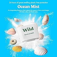Wild Refillable Deodorant Starter Kit - Black Case with Fresh Cotton & Sea Salt, Ocean Mist & Thunderstorm Scents — image 8