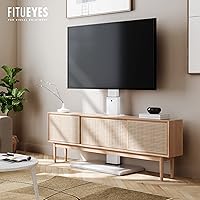 FITUEYES Floor Swivel TV Stand with Power Outlet for 32-65 Inch TVs — image 7