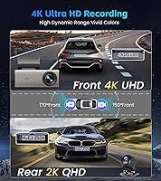 USHJNV A10 4K+2K Dual Dash Cam — image 2