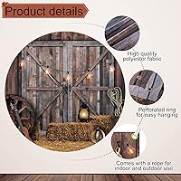 Moukeren 13 x 6 ft Western Party Backdrop — image 3