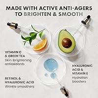 Eclat Skincare Face Serum Set – Vitamin C, Retinol, Hyaluronic Acid — image 2