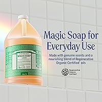 Dr. Bronner's Pure-Castile Magic Soap Liquid Almond, 1 Gallon — image 2