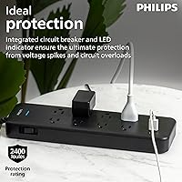 Philips 9-Outlet Surge Protector with USB Charging — image 4
