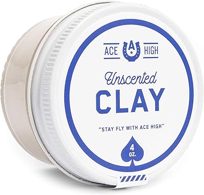 Ace High Unscented Hair Clay 4oz