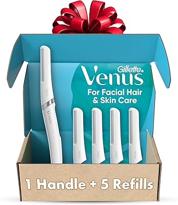 Gillette Venus Facial Razor with 5 Blade Refills