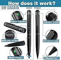 SIRGAWAIN BP7i Body Camera Pen — image 5