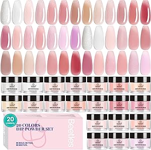 Beetles Pink Nude Dip Powder Nail Kit, Nude Paradise Review