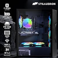 STGAubron Gaming PC Desktop, GeForce RTX 2060 Super, Intel Core i7-8th, 16GB RAM, 1TB SSD — image 3