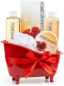 Freida & Joe Red Pomegranate Home Spa Bath Basket Review