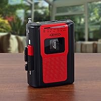 Jensen CR-100RB Retro Portable AM/FM Radio Cassette Player — image 3