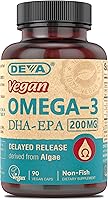 DEVA Nutrition Vegan Omega-3 DHA-EPA, 90 Vegan Capsules — image 1
