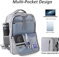 TANTOMI Travel Backpack for Women Men 15.6 Inch Laptop Backpack — image 4