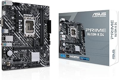 ASUS Prime H610M-K D4 Motherboard