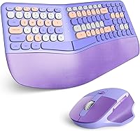 Lomiluskr Wireless Ergonomic Keyboard and Mouse Combo — image 9