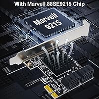 Moonqkuses 4-Port SATA 3.0 PCIe Expansion Card — image 2