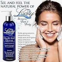 Luxiny 10% Glycolic Acid Face Wash & Exfoliating Cleanser 8 oz — image 2