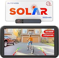 AUTO-VOX Solar Wireless Backup Camera with 5″ Monitor — image 1