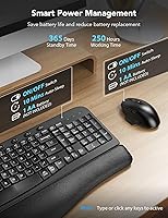 SABLUTE KC15 Wireless Keyboard and Mouse Combo — image 7