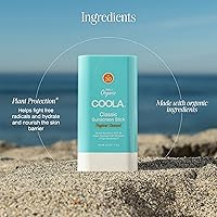 COOLA Organic Face Sunscreen SPF 30 Tropical Coconut Stick 0.6oz — image 4