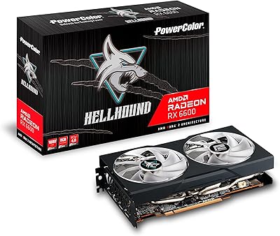PowerColor Hellhound AMD Radeon RX 6600 8GB Graphics Card