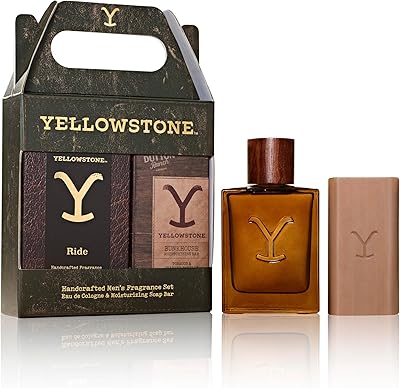 Yellowstone Men's Fragrance & Grooming Gift Set by Tru Western