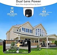 wansview B7 Solar Camera Outdoor Wireless 2K 360° PTZ — image 2