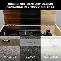 Victrola Century 6-in-1 Vinyl Record Player VTA-820SB-WLN — image 3