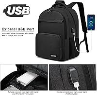 Kamater School Backpack for Teen Boys & College Students 15.6 Inch Laptop Backpack — image 3