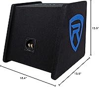 Rockville RV12.1C 12″ Subwoofer Enclosure with Amplifier Kit — image 10