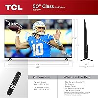TCL 50-Inch Class S4 4K LED Smart TV (50S450G, 2023) — image 3
