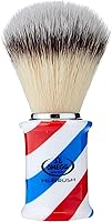 Omega 46735 Barber Pole Fiber Shaving Brush Hi-Brush Blue — image 1