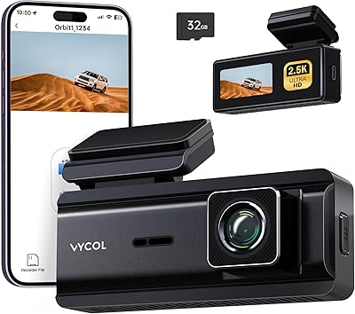 Vycol Orbit 1 Dash Cam 2.5K