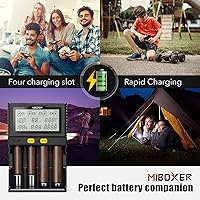 MiBOXER C4 4-Bay Battery Charger — image 7