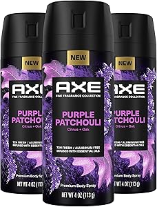 AXE Fine Fragrance Collection Purple Patchouli Body Spray 4oz Review