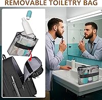 MATEIN Expandable Travel Backpack 52L with Shoe Compartment — image 3