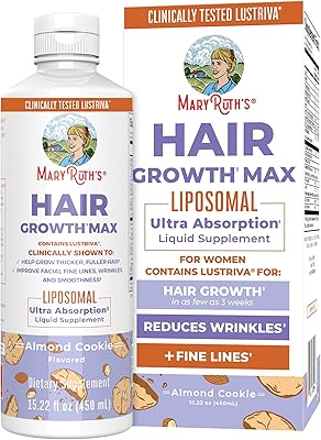 MaryRuth Organics Women's Hair Growth MAX Liposomal 15.22 Fl Oz
