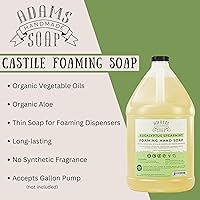 Adams Handmade Soap Liquid Foaming Soap 1 Gal - Eucalyptus Spearmint — image 3