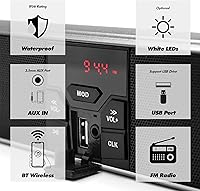 GoHawk RE8 Gen 3 Motorcycle Bluetooth Speakers — image 3