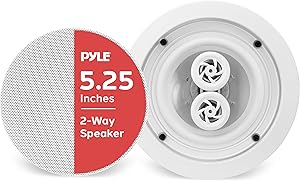 Pyle PWRC52 5.25″ Ceiling Wall Mount Speakers Review