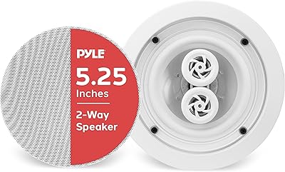 Pyle PWRC52 5.25″ Ceiling Wall Mount Speakers