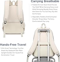 Boavan Laptop Backpack for Women 15.6-inch with USB Port — image 4