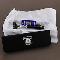 Haryali London 3 Edge Shaving Razor with Black Coated Handle — image 4