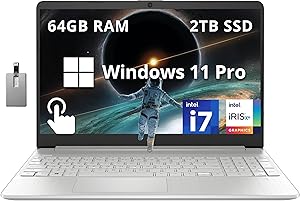 HP 15.6″ FHD Touchscreen Business Laptop, Intel i7-1255U, 64GB RAM, 2TB SSD Review