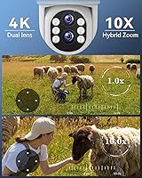 ZHXINSD Wireless Security Camera System Outdoor 6MP 10X Hybrid Zoom — image 2