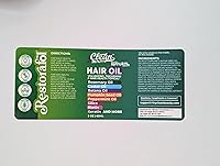 Clean Beauty Rosemary Hair Oil with Castor, Pumpkin Seed, Biotin & Keratin - 2oz — image 9