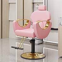 LOUVIXA Barber Chair Modern Pink — image 9