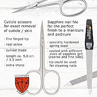 3 Swords Germany 6-Piece Manicure Pedicure Grooming Kit - Snake — image 2